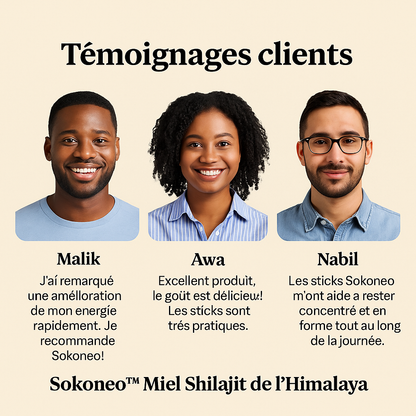 Sokoneo™ Miel Shilajit de l’Himalaya – 30 sticks_ML