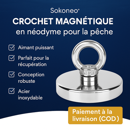 Sokoneo™ Crochet Magnétique en Néodyme pour la Pêche_ML