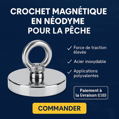 Sokoneo™ Crochet Magnétique en Néodyme pour la Pêche_ML